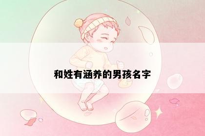 和姓有涵养的男孩名字